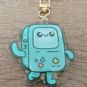 BMO - Cute Kawaii Adventure Time Epoxy Acrylic Keychain Charm