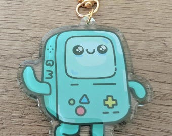 BMO - Cute Kawaii Adventure Time Epoxy Acrylic Keychain Charm