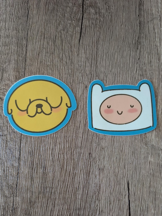 Jake Sticker Round Jake The Dog Face Sticker