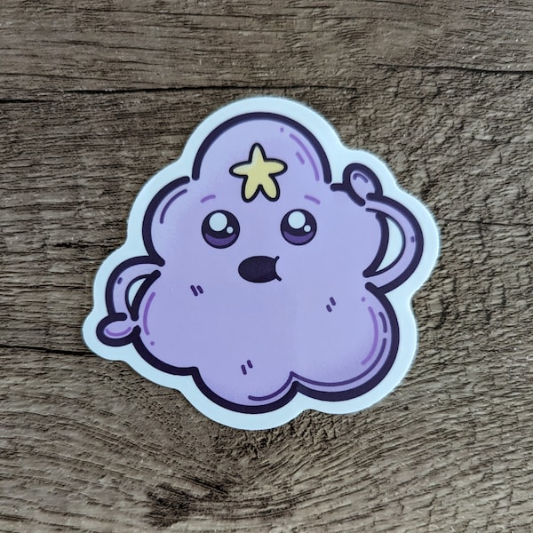 Everyone Wants My Lumps - Cute LSP Lumpy Space Princess Vinyl Laminate Sticker