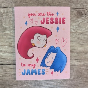 The Jessie to my James - Greeting Card - Friendship Partner Buddy Love Cute Team Rocket