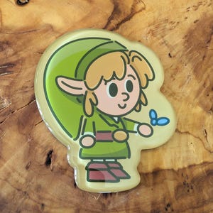 Zelda - Link & Navi - Cute Epoxy Acrylic Magnet