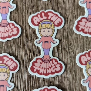 All the Small Things - Cute Polly Pocket 90s Vinyl Laminate Sticker - Childhood Toy Nostalgia