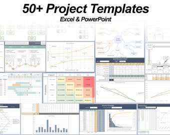 Plus de 50 modèles de gestion de projet dans Excel et PowerPoint