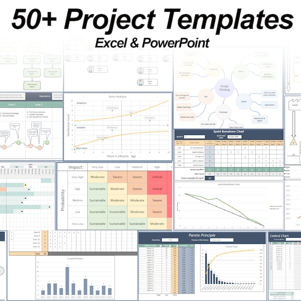 50+ Project Management Templates in Excel and PowerPoint