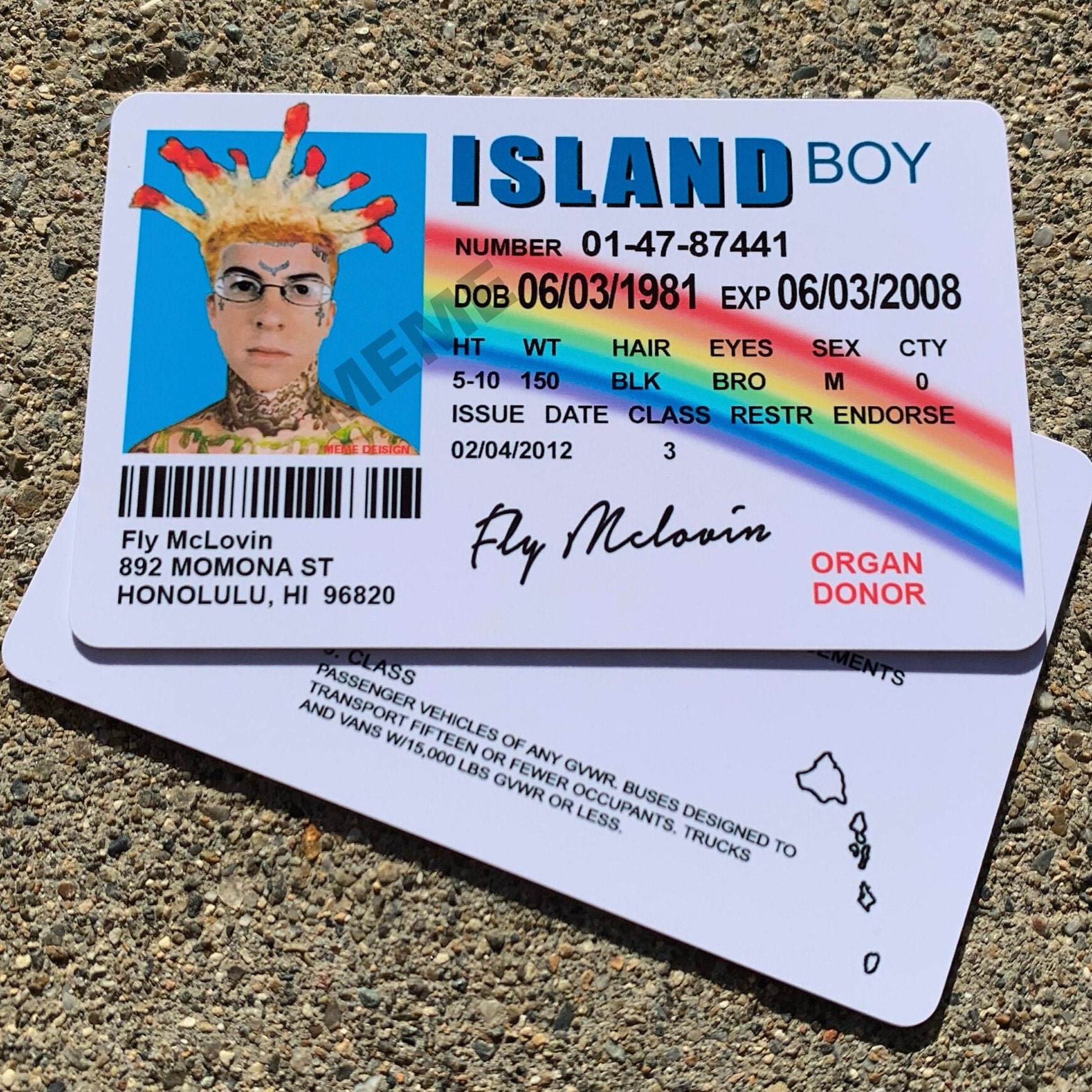 Mclovin ID Card From Movie Superbad clean Remaster Print HD PRINT Etsy Mclovin ID Card From Movie Superbad clean Remaster Print HD PRINT Etsy