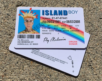 Mclovin ID Card From Movie Superbad clean Remaster Print HD PRINT - Etsy