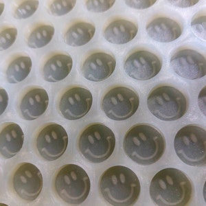 Smile Scoopable Silicone Mould for wax, resin, soap etc