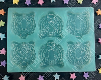 Tiger Head Animal Silicone Mould