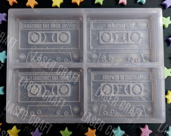 Weihnachtliche Kassetten Gießform für Wachs, Resin, Seife etc