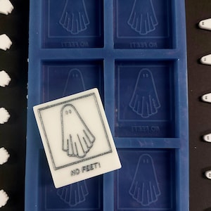 Moule en silicone à 6 alvéoles Ghost Picture No Feet