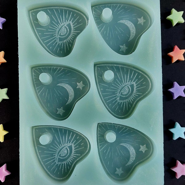 Planchette 6 Cell Mould for wax, resin, jesmonite etc