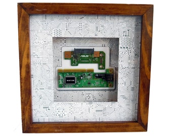 Framed Circuit Board Wall Art - Circartry No: 3