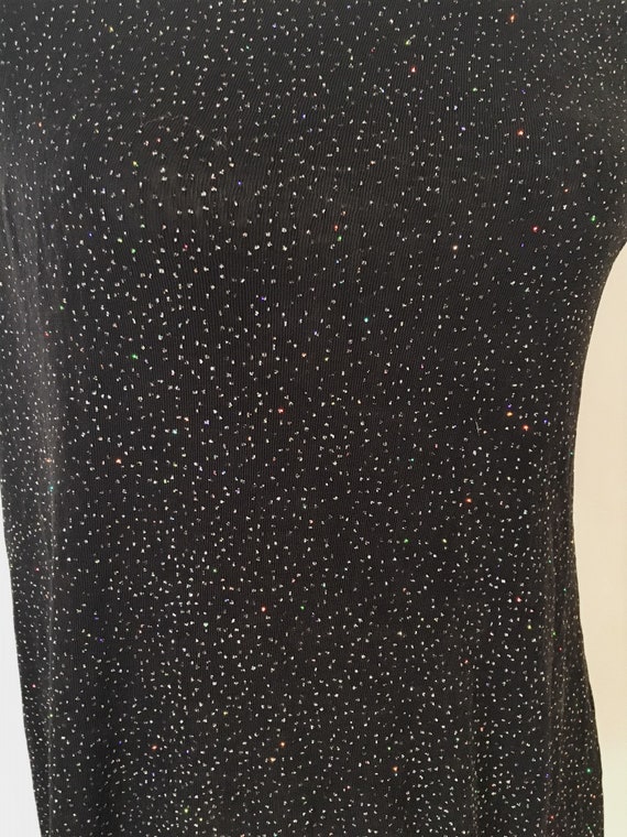 1990s rhinestone gown
