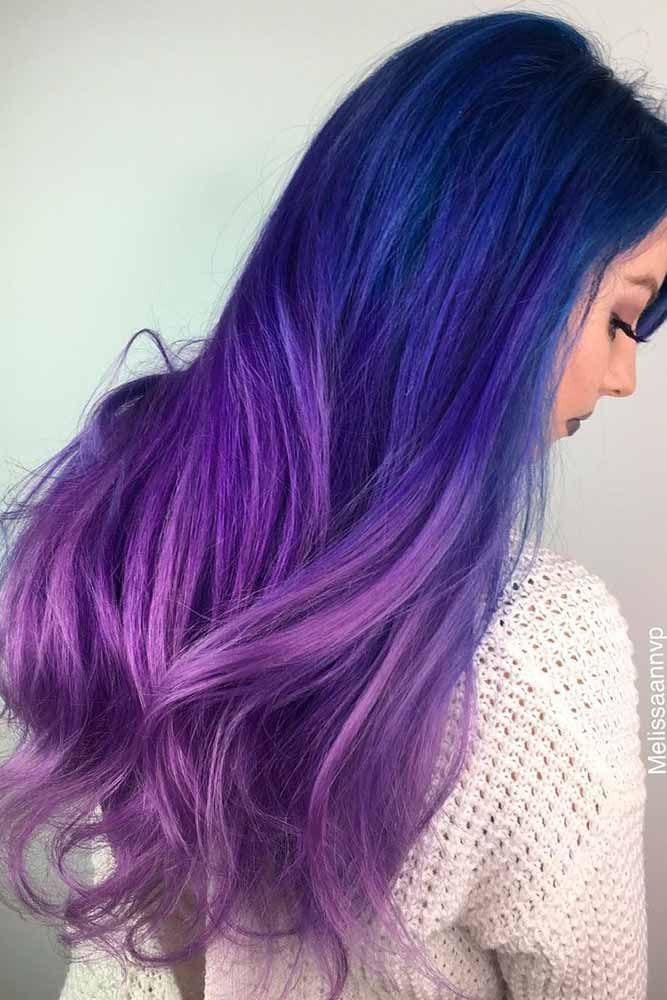 Purple Ombre Wig - Etsy