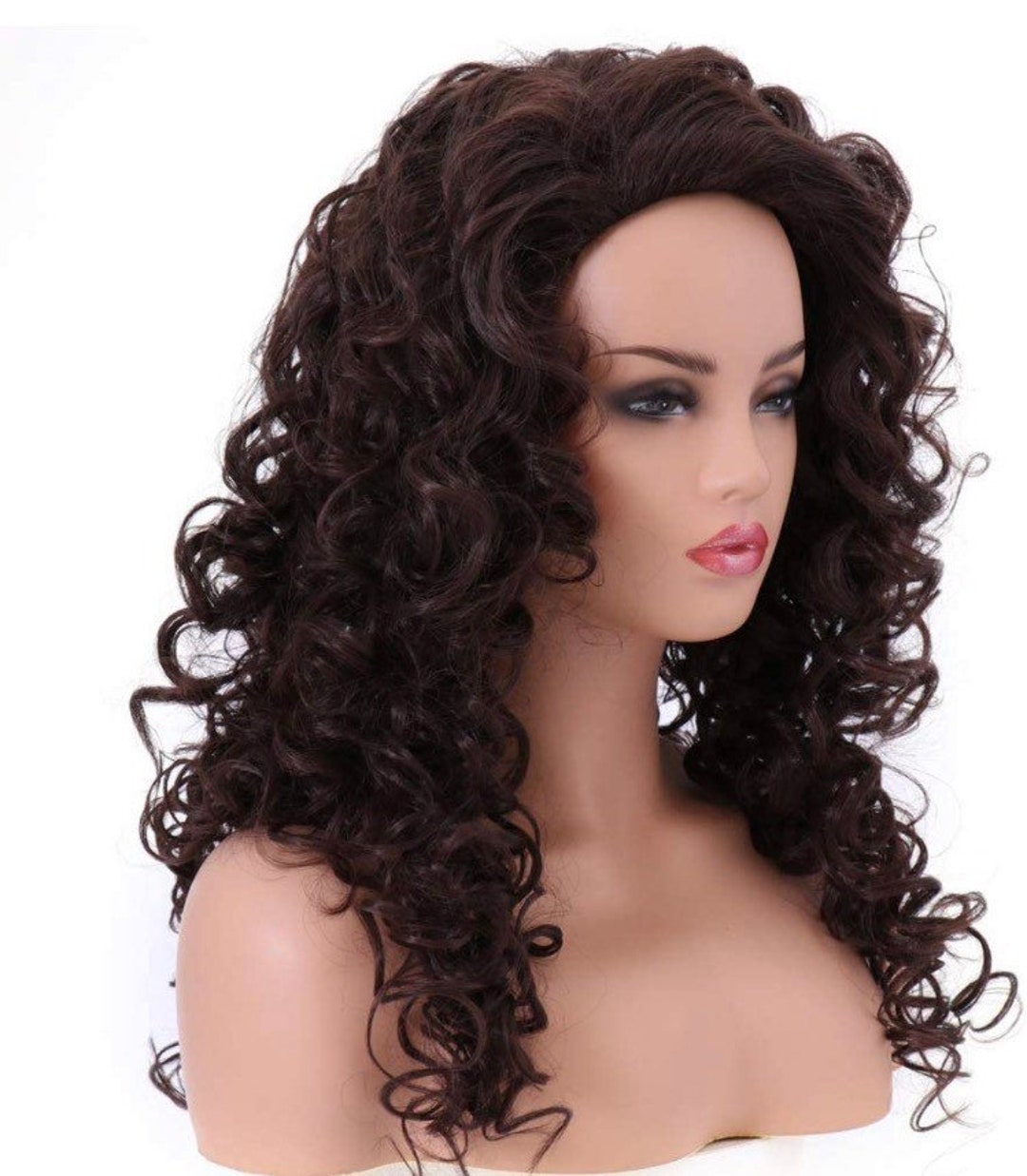 Breathtaking Brown Curly Wig Picture Digital Art Breathtaking Brown Curly Wig Picture Digital Art