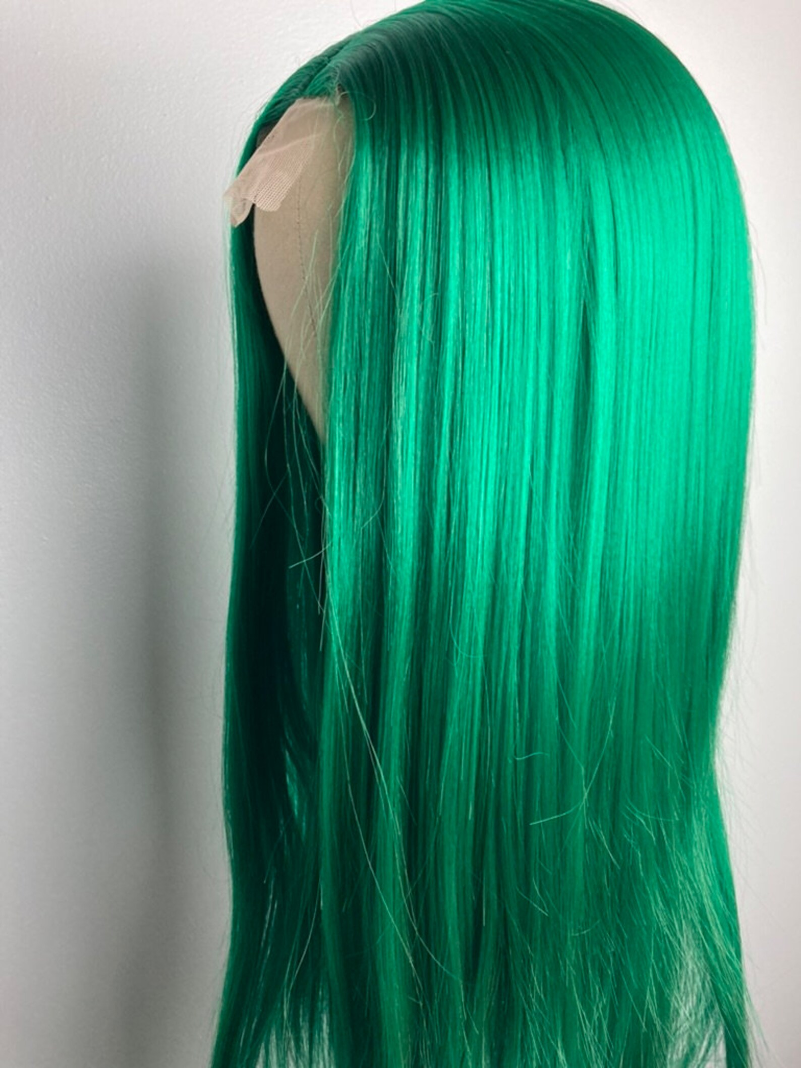 Straight Green Wig main image 0