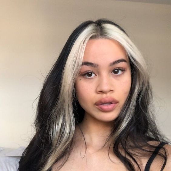 Blonde Streak Hair - Etsy Blonde Streak Hair - Etsy