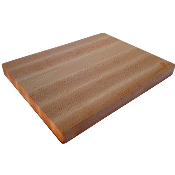 Reversible Maple Edge Grain Cutting Board 10"x13" - 1 1/8" Thick | Green Ridge Millwork