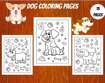 Dog Coloring Pages: Funny Puppy Designs for Kids (PDF Download)