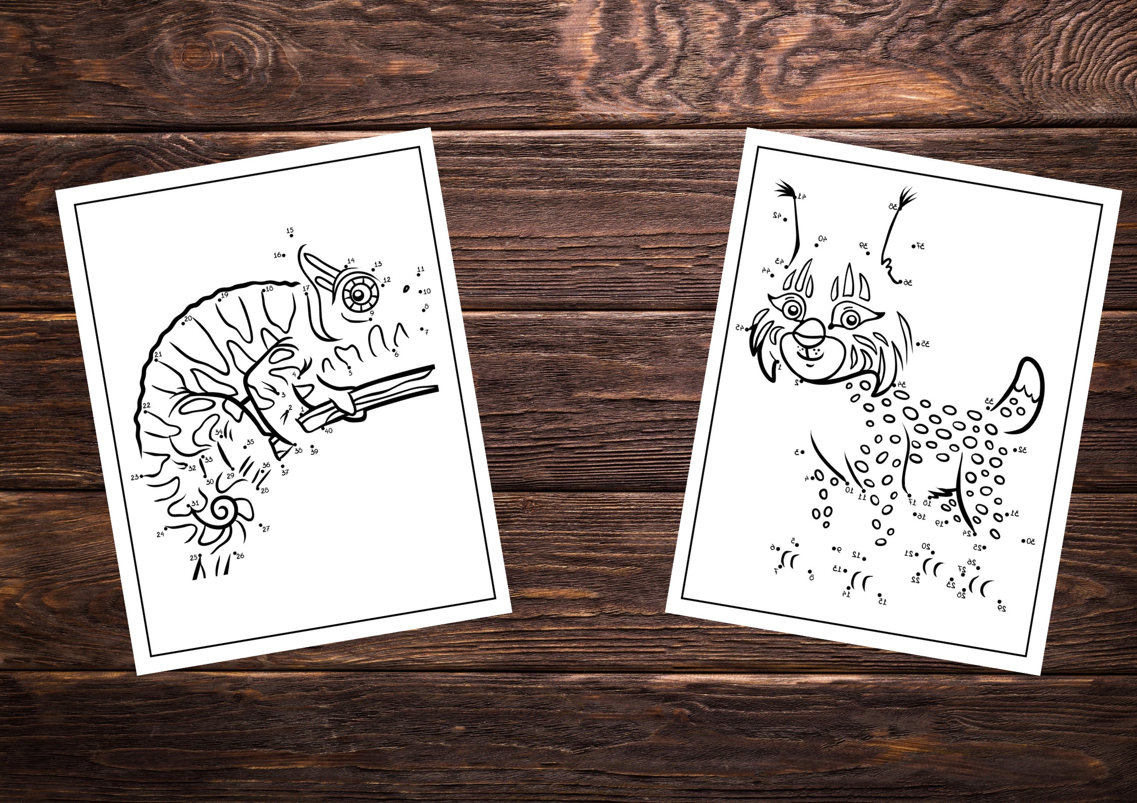 100 Dot to Dot Printable Pages for Kids Boys and Girls Easy Kids Dot to ...