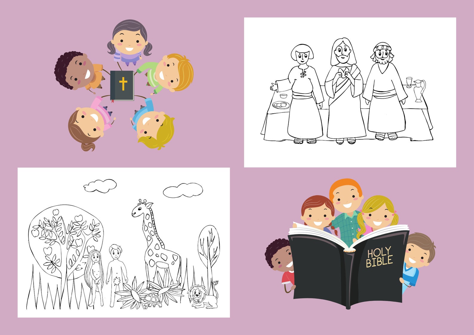 bible-coloring-pages-for-kids-boys-and-girls-8-printable-etsy
