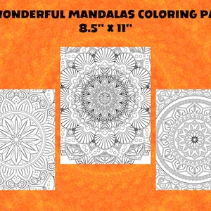 20 Mandala Coloring Pages for Adults: Relaxation Designs (PDF Download)