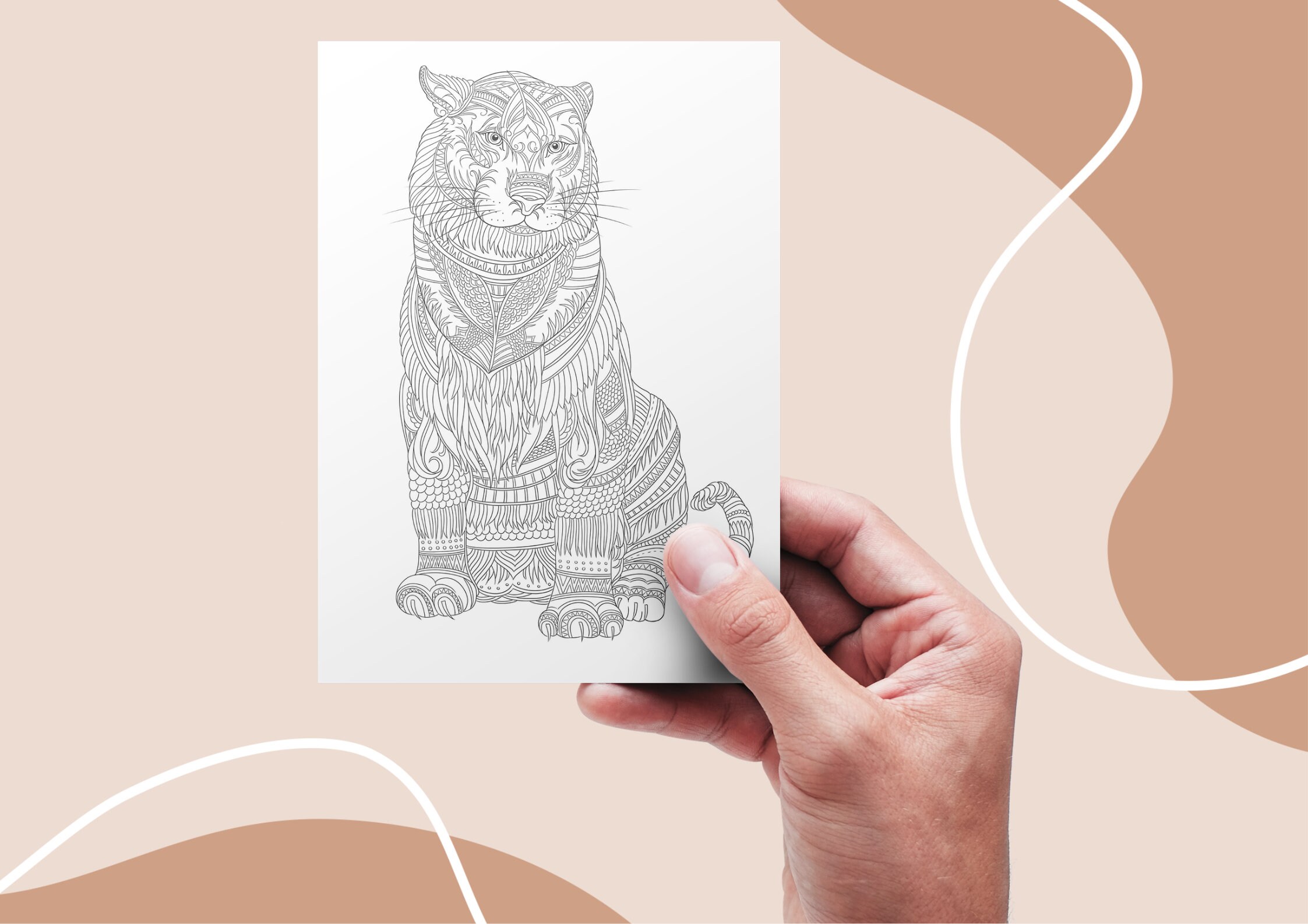 10 Enchanting Zentangle Animal Coloring Pages: Unleash Your Inner Artist