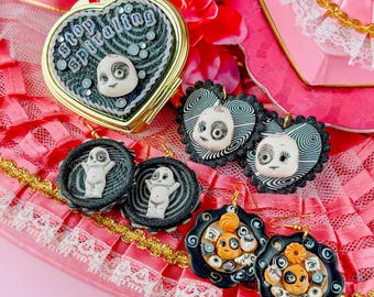Uzumakewpie Collection | Anthropomorphic Vintage Mid Century Clay Jewelry