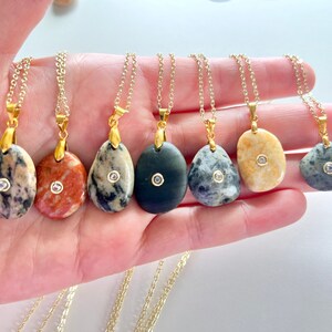 Natural Pebble Necklace