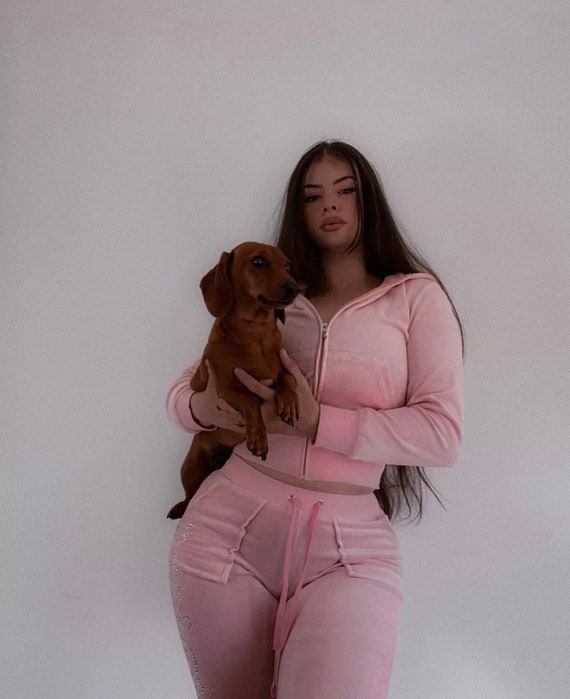 Womens Early 2000s Juicy Velour Velvet 