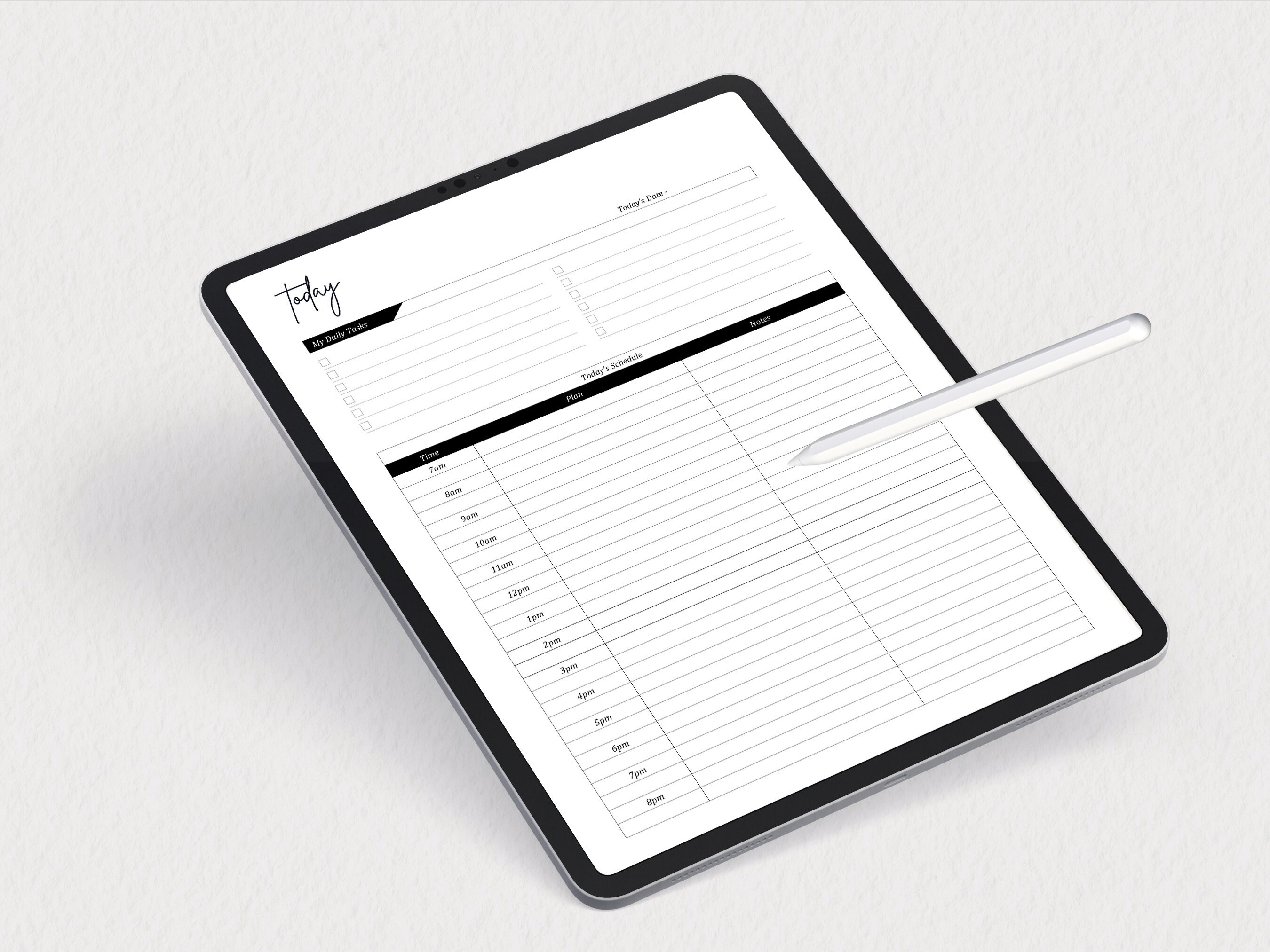 Digital Planner Templates 2022 Daily Planner Inserts Goodnotes