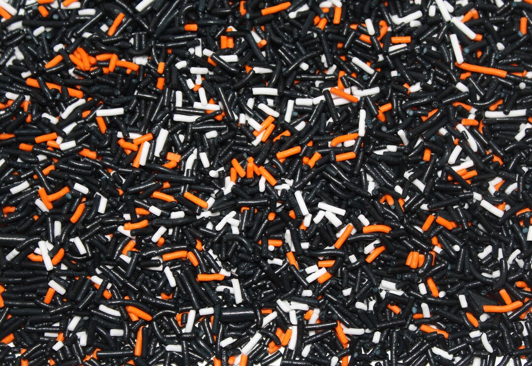 Halloween Sprinkles Cake Sprinkles Halloween Jimmies Orange Sprinkles