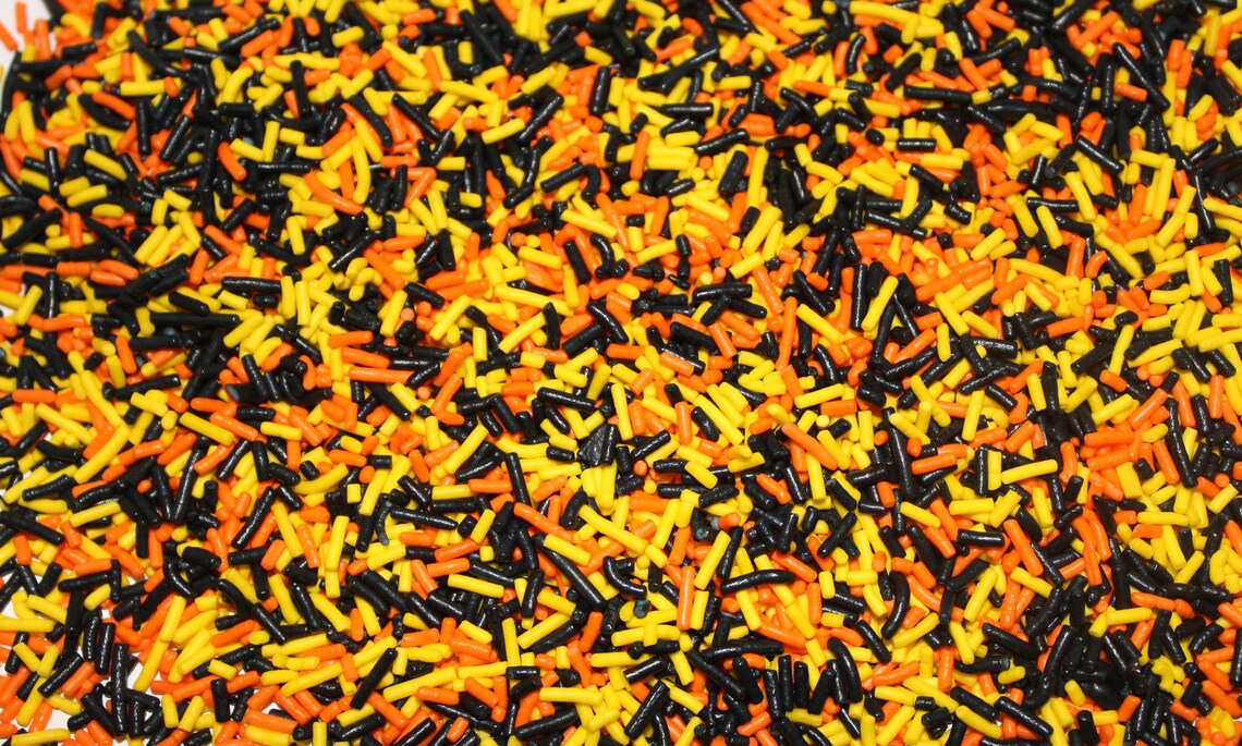 Halloween Sprinkles Edible Sprinkles Cake Sprinkles Jimmies Black and