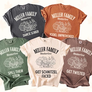 Oktoberfest Shirts Funny Most Likely To Group Tees Comfort Colors Custom Drinking Team Shirts German Beer Fest Matching Shirts Bavarian Tees