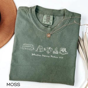 Custom Camp Shirt Camp Crew Shirt Matching Family Camping Shirts Vacation Shirt Adventure Shirt CampLife Shirt Personalized Camping Gifts