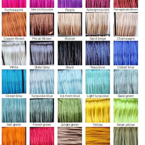 macrame thread 0.8mm Polyester per 2 meters