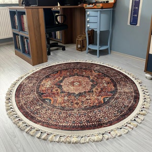Round Retro Rug, Turkish Round Rug, Small Round Vintage Rug, Persian Rug 8  Round, 3 Feet Round Rug, 8 Round Turkish Rug, Custom Round Rug - Etsy