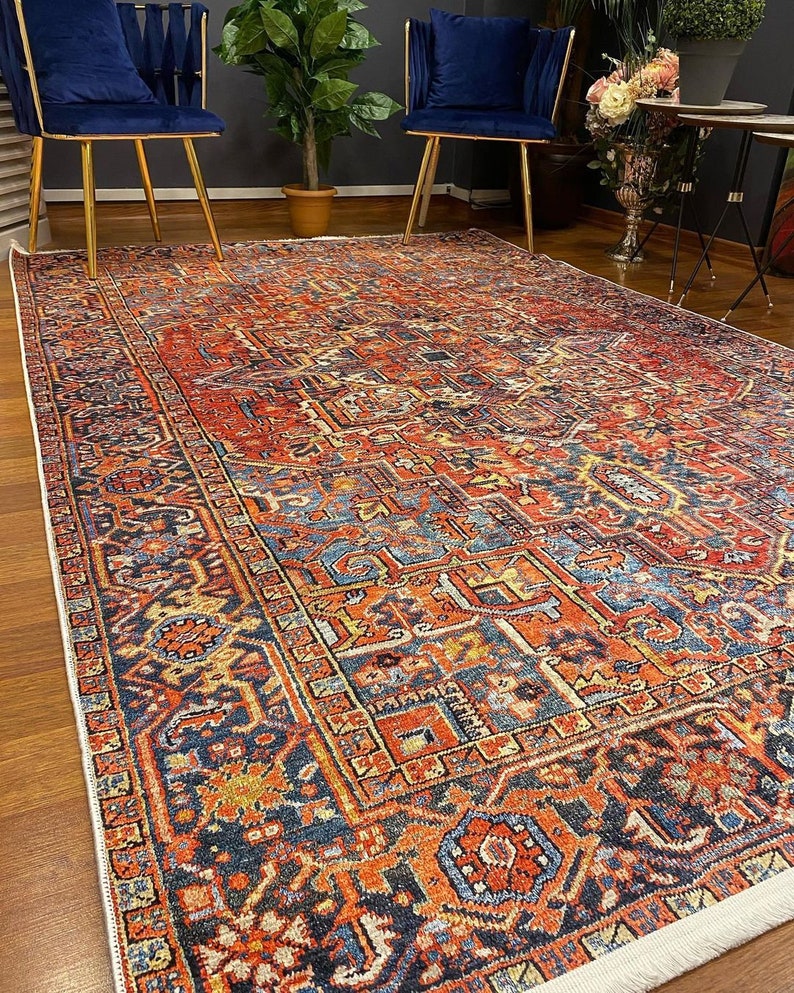 Overdeyd Rug, Rug for Under Bed, Rugs for Lounge, Rug for Bedroom 7x10