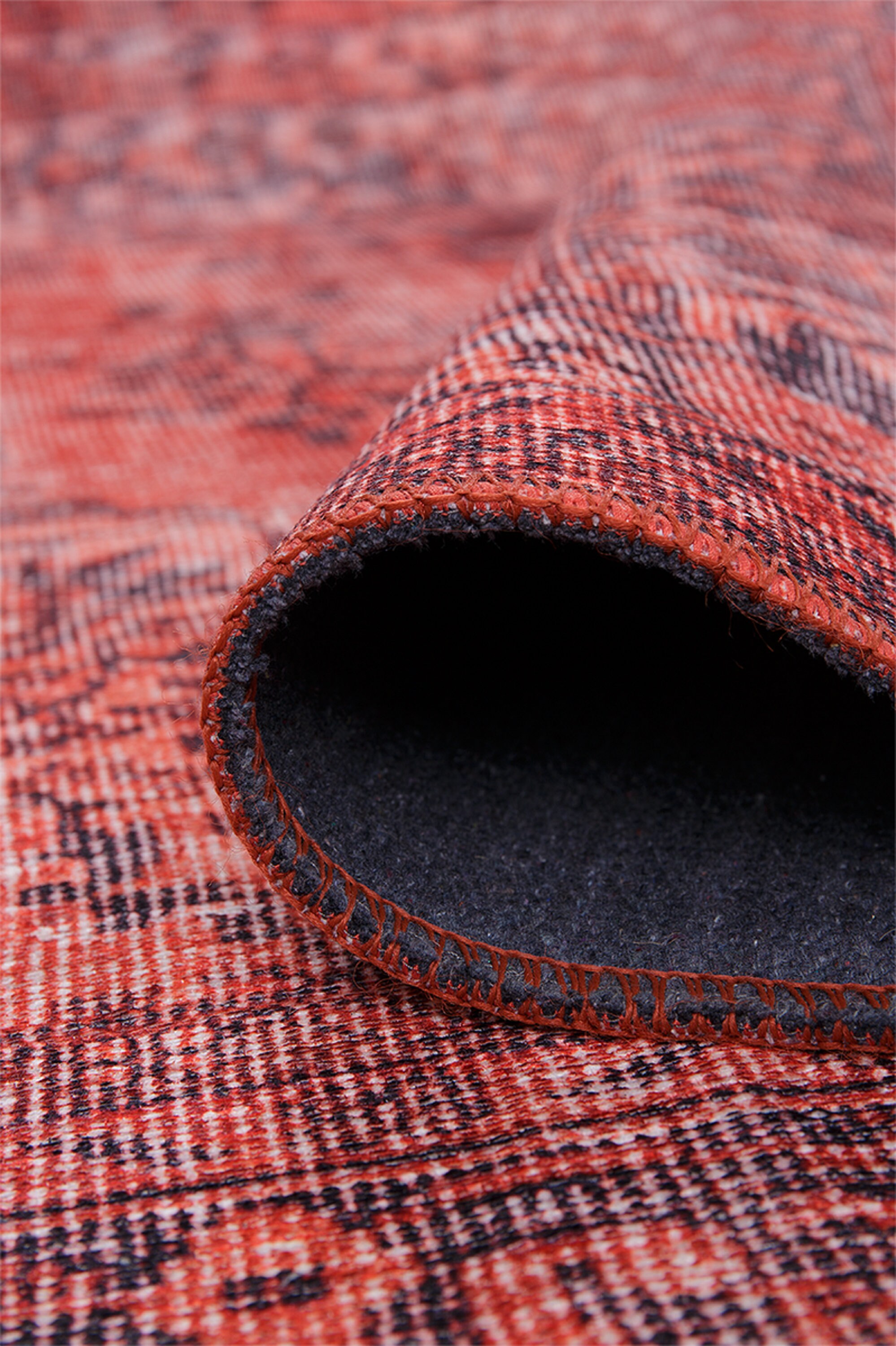 Round Rug Red Circle Rug Round Rug Vintage Circle Rug 8x8 Etsy