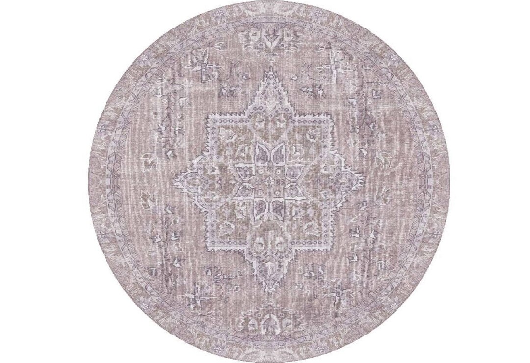 Round Rug Vintage, Round Rug 8 Feet, Round Rug 5, Circle Rug 8x8, Circle Rug 5x5, Circle Rug