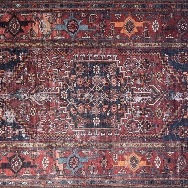 Turkish Kilim Rug 8x10,  8x10 Vintage Rug, Turkish Rug 8x10, Turkish Vintage Rug 8x10 , Turkish Area Rug, Overdyed Rug, Turkish Runner Rug