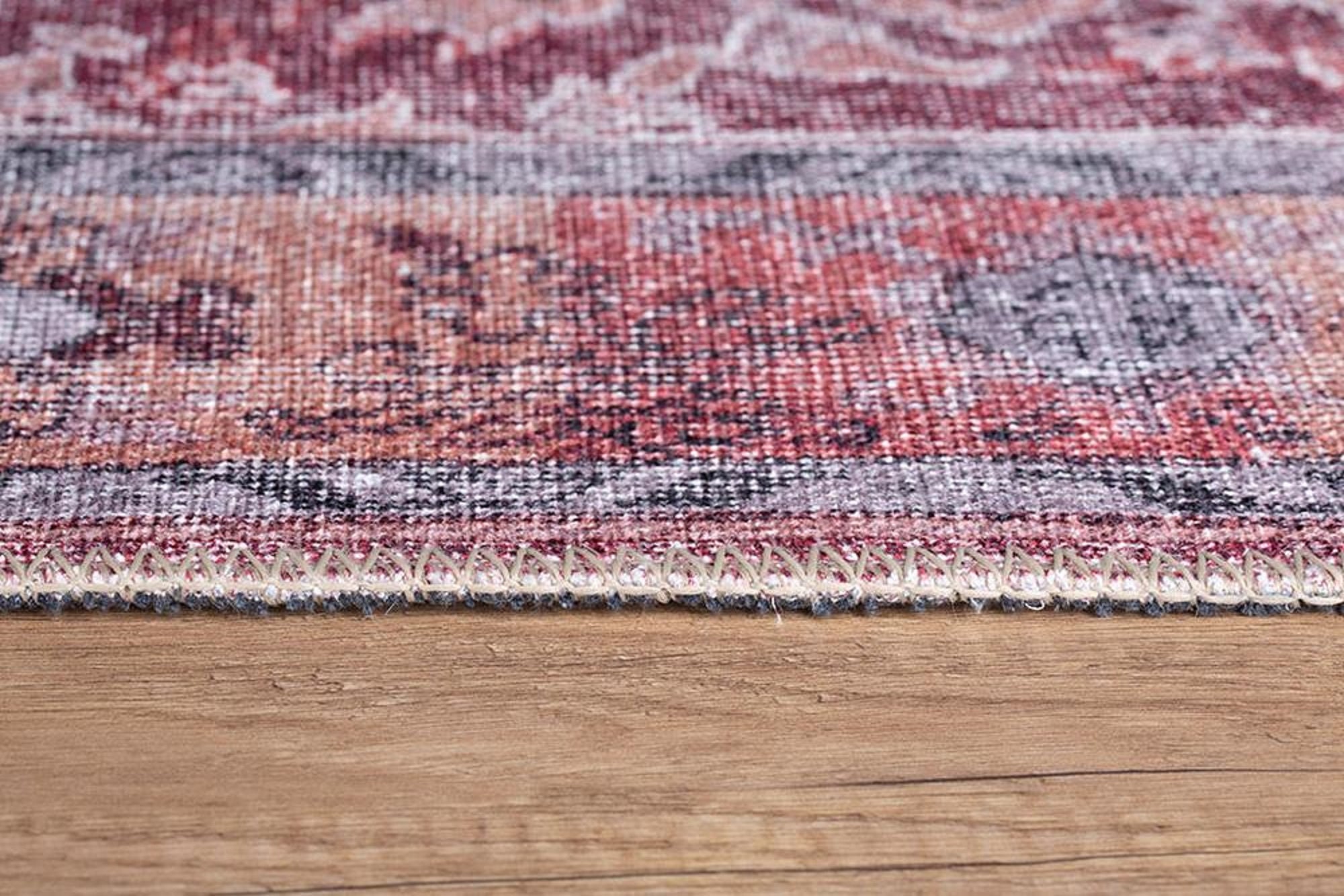 Round Rug Burgundy Round Rug Circle Rug Circle Rug Overdye Etsy