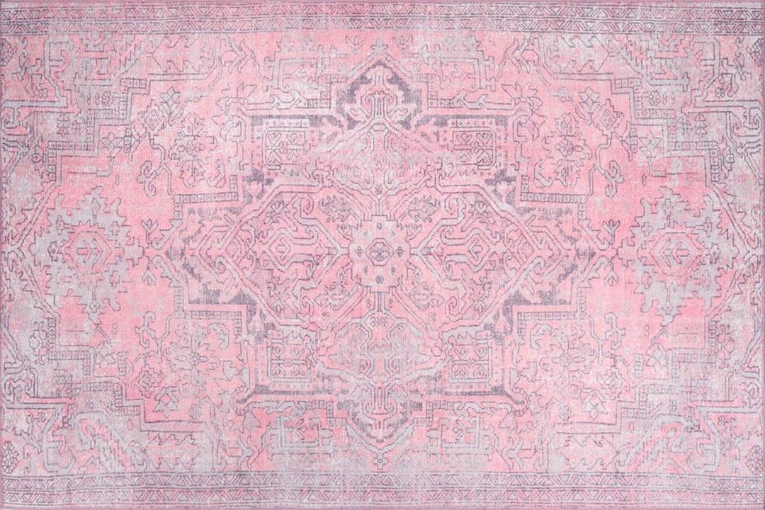 Overdyed Pink Rug Vintage Rug Rug 8x10 Pink Vintage Rug Etsy