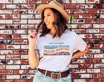 Social Worker Gift, Groovy Social Worker Shirt, Case Manager in Mental Health Gift,Social Worker Case Manager Gift,Mental Health Worker Gift