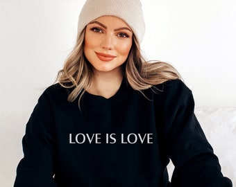 Pride Equality Sweatshirt, Pride Parade Sweatshirt, LGBTQ Support Sweatshirt, Gay Pride Sweatshirt, Womens Love ist Liebesgeschenk, LGBTQ Geschenk