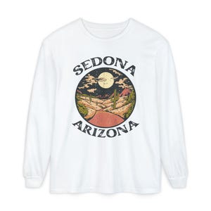 Sedona Arizona Unisex Garment-dyed Long Sleeve T-Shirt Comfort Colors 6014