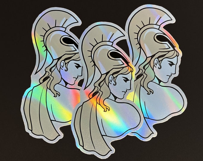 God Rays Sticker Greek God Ares Bust Vinyl Sticker, Greek Mythology Stickers - Etsy