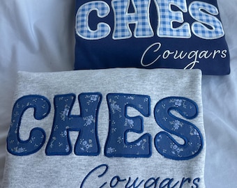 Custom Embroidered School Merch Sweatshirt - Unisex Teacher Appreciation Crewneck