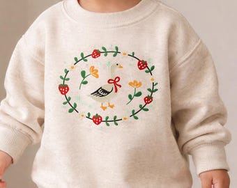 Silly Goose Embroidered Fleece Bodysuit - NB to 18M Sweatshirt Romper
